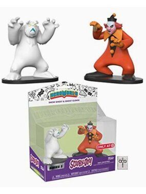Funko Scooby-Doo HeroWorld Snow Ghost & Ghost Clown Vinyl Collectibles Exclusive
